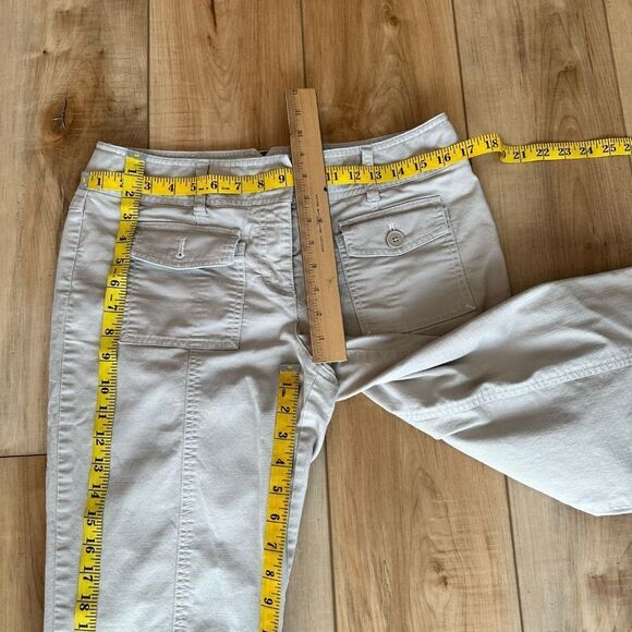 🔥FIRM🔥 Ann Taylor Loft Ankle - Capri Pants Tan-Khaki Size 8 - Picture 4 of 11